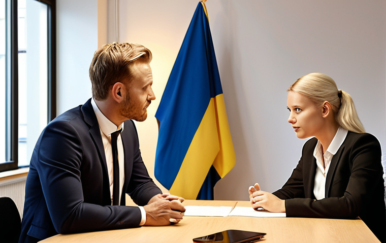 **

"Negotiation table with two business people, collaborative atmosphere, focus on creating value together, open communication, warm lighting, modern office setting, Swedish flag subtly displayed."

**