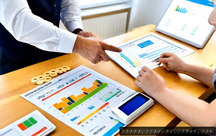 Home 17 재무 조율 시 중요하게 여겨야 할 데이터 - Photorealistic Scandinavian finance meeting in a bright Stockholm-style office, diverse Swedish coll...